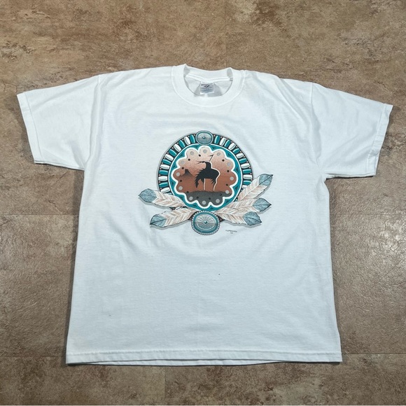 Vintage Indian Native American Dream Catcher Tshirt‎ Y2k Western - Picture 1 of 7